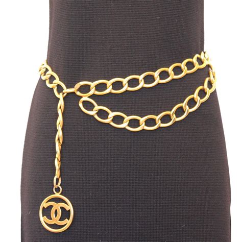 fake chanel gold belt|chanel belt original.